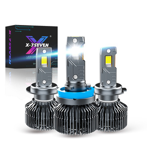 หลอดไฟรถยนต์ X-7SEVEN รุ่น Hot Deal 240W 65000LM รุ่น H11 <span class=keywords><strong>H7</strong></span> 9006 9005 H4 Canbus อุปกรณ์ตกแต่งรถยนต์ ชุดไฟ LED หลอดไฟหน้า LED - Product Image 1