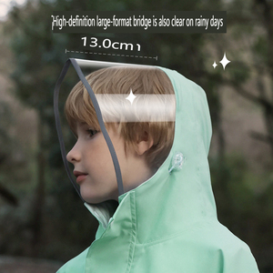 Nouveau style <span class=keywords><strong>imperméable</strong></span> intégral pour enfants avec sac à dos intégré, idéal pour les enfants d'âge moyen et plus âgés - Product Image 2