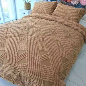 Yorgan seti % 100% Polyester kırpılmış ev otel yatak örtüsü kraliçe kral yorgan seti - Product Image 2