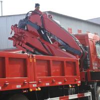 Grue de camion à bras articulé 4 étages 6,3T, Meilleure vente, Offre spéciale d'un fournisseur chinois, Dotée de composants essentiels