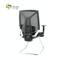 Pièces de chaise de bureau de couleur blanche en nylon fort de fabricant professionnel kits de cadre arrière de chaise pivotante ES405W