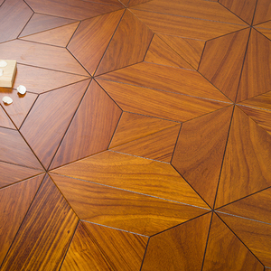 Suelo de Parqué de Madera de Olmo Multicapa Rígido, Impermeable, Rústico, Duradero, Grado CE ABCD, 20 mm 14 mm, para Edificios de Oficinas - Product Image 1