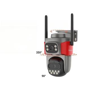Hiệu suất cao af621dr-C 2.4G WIFI 4G Ip <span class=keywords><strong>Camera</strong></span>, ống kính kép PTZ với máy dò khói và nhận dạng điểm cháy - Product Image 3