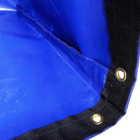 Bâche en PVC Ripstop tissée de 18 oz, en forme de boîte, 100 % imperméable, résistante à l'eau, pour couvrir l'équipement industriel, doublure de jouets, ignifuge
