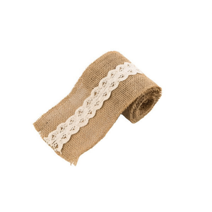 ILAN Nastro di Lino 10 Cm X 2 M con Bordo in Pizzo per Artigianato e Decorazioni - Product Image 2