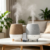 Télécommande 300ml humidificateur d'air ultrasonique Textile purificateur diffuseur d'arôme diffuseur d'huile pour la maison bureau Yoga