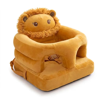 Coussin de Soutien de Sécurité pour Siège Auto Bébé/Tout-Petit en Peluche Douce Personnalisé avec Tissu Doux pour la Peau pour des Voyages Confortables