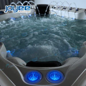 JOYEE <span class=keywords><strong>Prix</strong></span> <span class=keywords><strong>d</strong></span>'usine <span class=keywords><strong>Spa</strong></span> Jacuzzi extérieur de grande taille pour 5 personnes Bain à remous avec massage et oreillers - Product Image 6