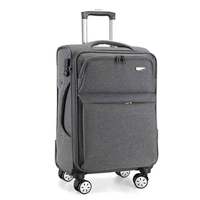Valise trolley de 32 pouces en tissu Oxford, étanche, avec roulettes pivotantes, fermeture éclair, pour voyages d'affaires et étudiants