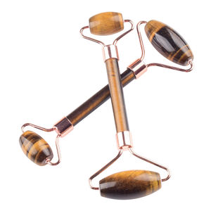 Rodillo de Jade de alta calidad para cara, Ojo de Tigre, rodillo de masaje de piedra de Jade, Etiqueta Privada, logotipo personalizado, rodillo de Jade de piedra Guasha - Product Image 6