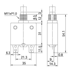 2021 디자인 125 * 2000Amp 250VAC 1000A 50V <span class=keywords><strong>DC</strong></span> 전기 회로 차단기 2 극 스위치 - Product Image 4