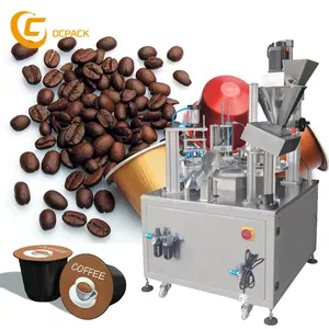 Piccola scala rotante automatico di caffè istantaneo caffè pod capsula di riempimento di tenuta della macchina