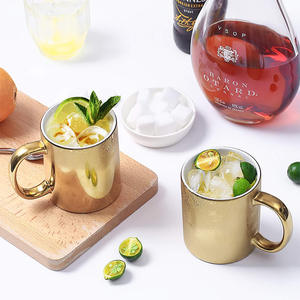 <b>Ceramic</b> Mug Electroplated Gold With Handle Coffee <b>Cup</b> Water <b>Cup</b> Gift Present Spring 2013 Domestic Trade Qualified Product - Product Image 4