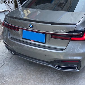 Aileron arrière en fibre de carbone non perforé de style P pour Série 7 G11/G12, 2015-2023, fibre de carbone - Product Image 6