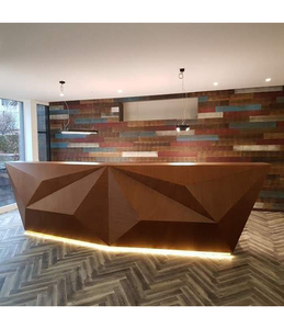 Mesa <span class=keywords><strong>de</strong></span> Recepción <span class=keywords><strong>de</strong></span> Oficina <span class=keywords><strong>de</strong></span> Diseño Nórdico en Madera, Minimalista, para <span class=keywords><strong>Espacio</strong></span> <span class=keywords><strong>de</strong></span> Trabajo Compartido, Mostrador <span class=keywords><strong>de</strong></span> Bienvenida para Estudio - Product Image 4