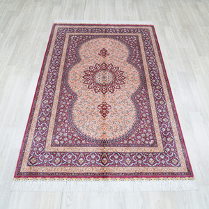 122x183cm <strong>Turkish</strong> <strong>Rugs</strong> Istanbul Carpets Red Persian Road <strong>Uk</strong> and Silk Carpet - Product Image 2