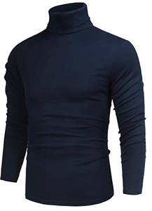 Áo Len Ấm Dày Cổ Lọ Cho Nam Áo Giữ Nhiệt Dệt Kim Cơ Bản Ôm Sát Áo Len Chui Đầu Dài Tay Thường Ngày - Product Image 5