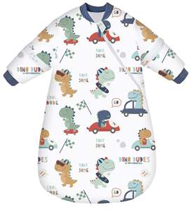 Detachable Long <b>Sleeves</b> 2.5 Tog Wearable <b>Blanket</b> for Winter Toddler Sleeping Bag - Product Image 3