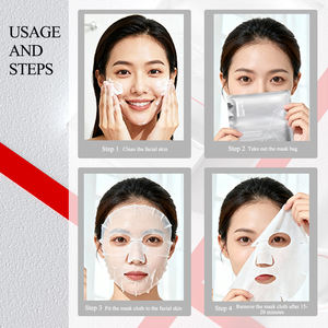 Kolagen komposit wajah lembaran Facial-hidrolisasi Elastin menenangkan, terhidrasi & meningkatkan elastisitas kulit - Product Image 6