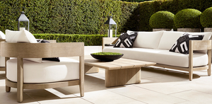 BALMAIN уличный набор мебели высокого класса, современный деревянный чайный столик, садовый патио, однотонный прямоугольный журнальный столик из тикового дерева - Product Image 4