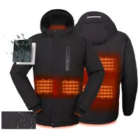 겨울 OEM 도매 전원 은행 자켓 따뜻한 키퍼 코트 충전식 배터리 방수 가열 자켓 가열 코트