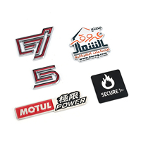 Badge Emblème de Voiture 3D en Métal Personnalisé avec Logo de Marque, Autocollant Rond pour Grille de Voiture, Accessoires Décoratifs pour Carrosserie
