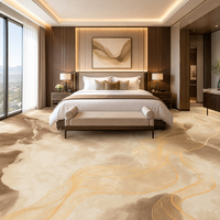 Tapis imprimé en nylon sur mesure avec design 3D, tapis de luxe pour hôtel, tapis pour chambre d'hôtel 5 étoiles