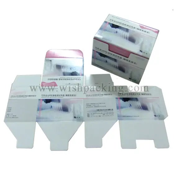 Micro Rimpel F Fluit Witte Voering Kartonnen Gegolfd Duplex Karton Pakket Chromacard Pil Farmaceutische Papier Geneeskunde Doos