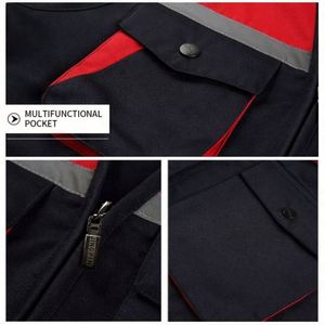Gilet de travail de sécurité multi-poches pour homme, couleur unie, pour la pêche et les travaux de terrain - Product Image 3