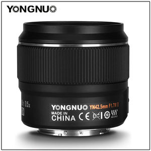 <span class=keywords><strong>Yongnuo</strong></span> YN42.5mm F1.7 II STM 42.5MM objectif d'appareil photo deuxième génération Olympus <span class=keywords><strong>M4</strong></span>/<span class=keywords><strong>3</strong></span> ports Micro objectif autofocus unique - Product Image 1
