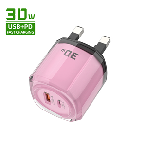 UK <span class=keywords><strong>20W</strong></span> Cargador de escritorio Pequeño cuadrado Cristal transparente Carga rápida 3,0/PD Adaptador para <span class=keywords><strong>iPhone</strong></span> Teléfonos Android <span class=keywords><strong>Cabezal</strong></span> de carga rápida - Product Image 2