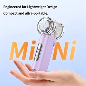 New Household Small Hand Gift <b>Box</b> Portable <b>Macaron</b> Handheld Usb Fan Foldable Clip Hand Fan Outdoor Hand Fan Custom Logo - Product Image 1