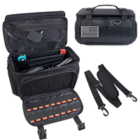 Sac de transport pour console de jeu, étui pour manette, sac à dos de rangement, sac à main de protection rigide avec plusieurs poches