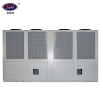 Compresseur à vis Schneider Box à deux étages, refroidisseur à vis refroidi par air 200RT 150HP, machine de refroidissement industrielle