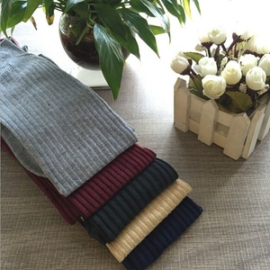 Venta al por mayor Color sólido Slouch <span class=keywords><strong>medias</strong></span> de algodón sobre la rodilla largo hasta <span class=keywords><strong>el</strong></span> muslo calcetines altos para las mujeres - Product Image 4