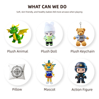 Shengye gantungan kunci boneka beruang 30cm Logo dapat disesuaikan tren baru untuk hadiah promosi perusahaan hadiah mainan boneka binatang