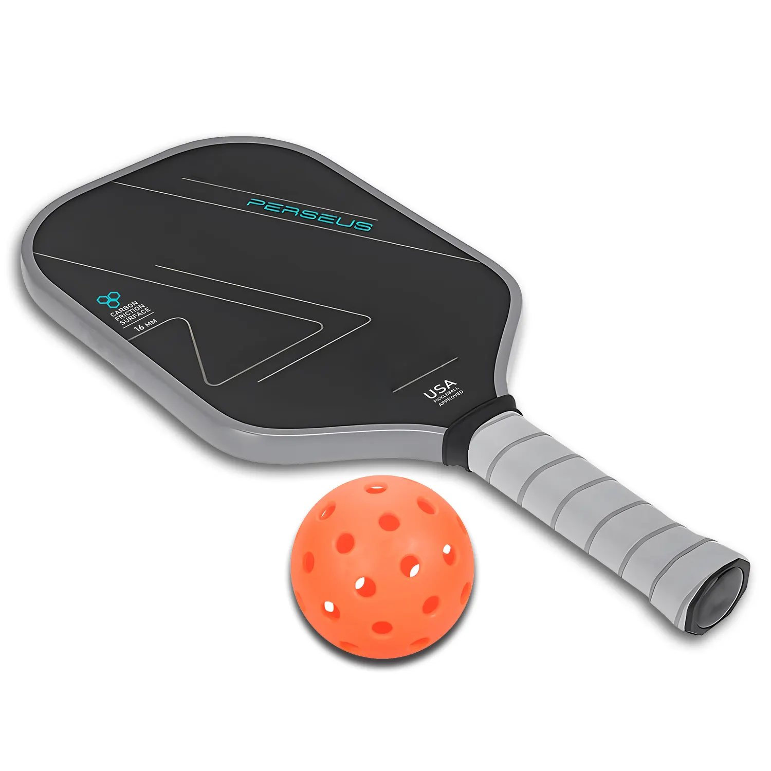 Ben Johns Perseus CFS 16 MM Pickleball kürek USAPA termoform T700 karbon Fiber kaba yüzey tenis raketi