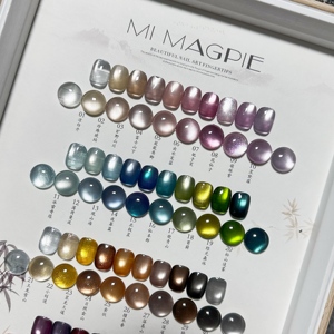 AILANUO OEM 38 Colors 15ml Autumn Story Porcelain <b>Mirror</b> Finish Cat Eye Gel Moonlight <b>Crystal</b> Cat Eye Gel Polish Nail Supplies - Product Image 4