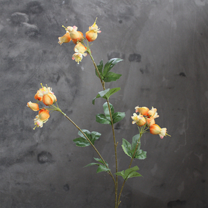 Fleur artificielle en soie style européen, arrangement floral frais et simple, semi-manuel semi-mécanique, pour salon et hôtel - Product Image 2