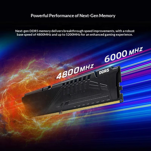 สำหรับ FU DDR5 4800/5200/6000/6400mhz 16gb/32G/64gb ผลิตในประเทศจีน สำหรับคอมพิวเตอร์ตั้งโต๊ะ โมดูลหน่วยความจำสำหรับเดสก์ท็อป โมดูลแรมเดสก์ท็อป - Product Image 3