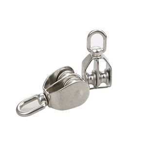 Poulie double en acier inoxydable 304 avec roue pivotante pour la manutention - Product Image 4
