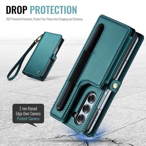 Funda Cartera para Samsung <span class=keywords><strong>Z</strong></span> Fold 7 con Material PU+TPU, Diseño con Ranura para Tarjetas, 30% de Descuento - Product Image 4