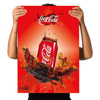 Muestra gratis A0 A1 A2 A3 Papel Personalizado Colorido Publicidad Foto Película Negocios Música Marketing Tienda Póster Impresión de cartón