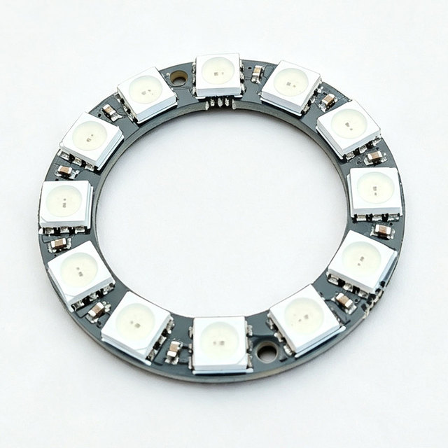 CJMCU 12 Bits WS2812B RGB LED Ring 5050 Full Color LED Circle Light Board Outer Radius 19.2mm Inner Radius 13.5mm