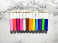 BATHSTATION Eyeliner Liquide Coloré Arc-en-ciel Néon Très Pigmenté Personnalisé, Tendance, Longue Durée, Imperméable, Formule Chimique