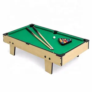 Mini Unisex kapalı spor oyun masası özel boyut MDF havuzu bilardo masa popüler kauçuk yastık plastik çok oyunculu Snooker