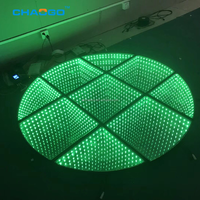 Produits innovants, table de bar en verre avec éclairage LED à commande à distance, changement de couleur RVB, table miroir infini pour boîte de nuit, bar à domicile