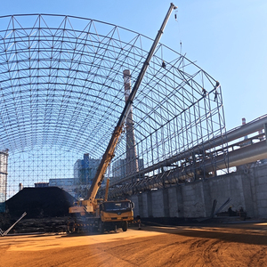 Estructura de Acero Galvanizado Prefabricada de Gran Envergadura con Toldo Metálico Prefabricado para Gasolinera/Taller - Product Image 2