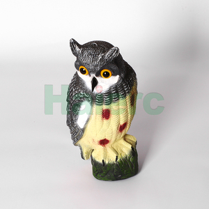 Haierc Effaroucheur d'oiseaux réaliste en plastique, forme Aigle Hibou, pour le contrôle des oiseaux - Product Image 6