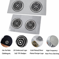Écussons souples en TPU pour vêtements, fabrication de badges avec logo de club sportif de football personnalisé en relief